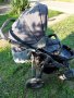 Детска количка Abdor zipp.   Детска количка с два коша, зимен и летен,помпещи гуми., снимка 2