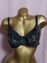hunkemoller 85 D Черен сутиен с бродерия , снимка 4