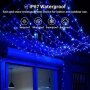 Нови Външни слънчеви светлини 3×3m 300LED с дистанционно управление Декорация, снимка 4