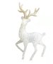 Бял елен фигурка украса декорация и торта топер, снимка 3
