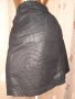 48 Къса черна пола с кожена промазка , снимка 4