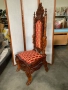 Антикварен трон,кресло,Барок ,комплект 4броя , снимка 4