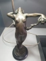 Frishmuth Tiffany лампа с бронзова фигура 80см10кг/еротика/стара ТИФАНИ лампа-статуетка на гола жена, снимка 12