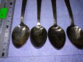 ЛОТ ЧЕТИРИ СТАРИ СССР ОРНАМЕНТИРАНИ РУСКИ ДЕБЕЛО ПОСРЕБРЕНИ ЛЪЖИЦИ БЯЛ БРОНЗ с МАРКИРОВКА 42102, снимка 16
