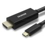 BENFEI USB C към HDMI кабел (4K @ 30Hz), USB Type C Thunderbolt 3 към HDMI кабел -100 см