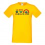 Мъжка тениска Peace Love Pride 1 multicolor Прайд,Празник.Повод,Изненада, снимка 13