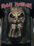 Нова мъжка тениска с дигитален печат на музикалната група Iron Maiden- Eddie Candle Finger, снимка 2