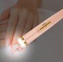Електрическа пила за нокти маникюр педикюр с LED светлина фенер приставки за кожички и гел лак, снимка 6