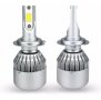 H4 LED крушки автокрушки 3800LM 72W 12V комплект BI xenon, снимка 3