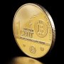 1 Биткойн цент Орел / 1 Bitcoin cent Eagle - Gold, снимка 4