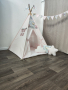Детска палатка за игра типи, с основа 110х110см, снимка 1 - Мебели за детската стая - 44931920