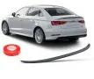 Лип спойлер заден черен пиано лак подходящ за Audi A3 S3 RS3 8V sedan (2013-2020), снимка 1