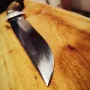 Ловен масивен нож с дръжка от еленов рог. Нов!, снимка 13