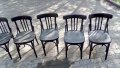 Пет дървени соц стола Виена, снимка 1 - Антикварни и старинни предмети - 36622306