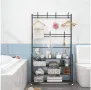 Мултифункционална етажерка със закачалки и рафтове за обувки, снимка 6