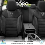 Луксозна тапицерия OTOM TORO SPORT черна със сив шев, снимка 3