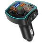 FM предавател и бързо зарядно за кола с USB-C и USB-A бързо захранване, снимка 3