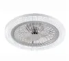 LED лампа вентилатор с дистанционно управление smart RGB лампа за таван , снимка 9