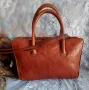 Винтидж аутлет / Естествена кожа / Чанта "Varese" , снимка 4