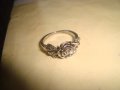 ПРЪСТЕН - РОЗА ПОСРЕБРЕН или СРЕБЪРЕН ВИНТИДЖ АРТ МОДЕЛ 22222, снимка 8