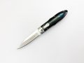 Сгъваем полуавтоматичен джобен нож Buck (черен), снимка 1 - Ножове - 28196479