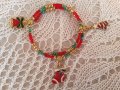 Коледни гривни, игли, ключодържатели, колиета, обици, снимка 11