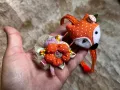 Комплект брошка и диадема с лисица в оранжево Ръчна Изработка Аксесоари , снимка 2