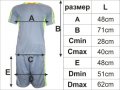 Екип за футбол/ волейбол/ хандбал фланелка с шорти сиво, ел. зелено и оранжево. , снимка 2