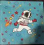 3 вида Космос Космонавт Астронавт 10 парти салфетки рожден ден, снимка 2