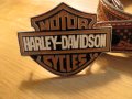 мъжки колан, рокерски колан с голяма катарама HARLEY DAVIDSON, снимка 1 - Колани - 27557627