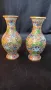 2 красиви китайски вази емайл клоазон , снимка 2
