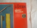 Немски оригинален комплект реотанов ел. поялник 40W старо качество ГДР Loten Hobby Technik , снимка 5