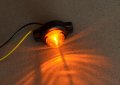 1 бр. ЛЕД LED габарити с черна подложка , ОРАНЖЕВИ , 12-24V , Полша, снимка 3