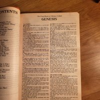 американска библия American Bible 834 стр. стария и новия завет -Кинг Джеймс, king james version, снимка 8 - Антикварни и старинни предмети - 40352746