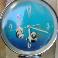 Китайски часовник будилник 2 с въртяща главата си панда, снимка 6 - Други ценни предмети - 37249388