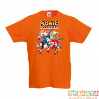 Детска тениска Соник Sonic the Hedgehog and Friends, снимка 2 - Детски тениски и потници - 32943239