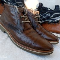 мъжки боти 42 - 43, made in PORTUGAL, 100% висококачествена естествена кожа , снимка 15 - Мъжки боти - 43562923