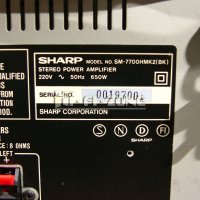 УСИЛВАТЕЛ  Sharp sm-7700h mk2 , снимка 9 - Ресийвъри, усилватели, смесителни пултове - 40517907