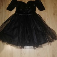 Черна рокля за повод, снимка 3 - Рокли - 44034190