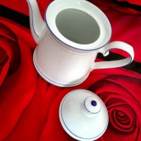 Немски чайник Мариенбад- порцелан, снимка 4 - Антикварни и старинни предмети - 33610718