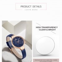 Дамски часовник NAVIFORCE Feminino Blue/Gold 5001L RGBEBE. , снимка 14 - Дамски - 34751188