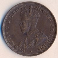 Австралия 1 пени 1911 година, рядка в качество, отлична монета, снимка 2 - Нумизматика и бонистика - 32424463