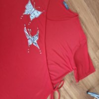 Червена тениска Must, снимка 11 - Тениски - 37644759