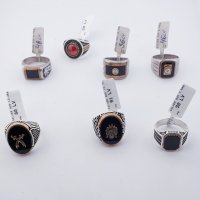 Мъжки сребърни пръстени, снимка 16 - Пръстени - 26853662