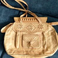 Уникална голяма дамска чанта от естествена кожа / Антика / от Либия , снимка 3 - Чанти - 36733808