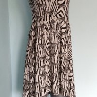 Еластична маркова рокля тип туника в зебра принт "H&M"® / унисайз , снимка 1 - Рокли - 36934530