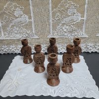 дървени свещници с формата на бухалче , снимка 4 - Други - 43838444