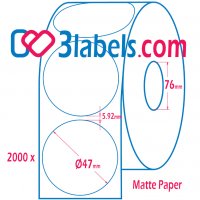 3labels Етикети на ролка за цветни инкджет принтери - Epson, Afinia, Trojan inkjet, снимка 5 - Консумативи за принтери - 38218549