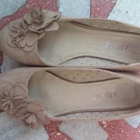 Велурени обувки Deichmann, снимка 2 - Дамски ежедневни обувки - 27088287