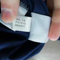 Adidas оригинална мъжка тениска фланелка синя размер М Адидас , снимка 4 - Тениски - 43317184